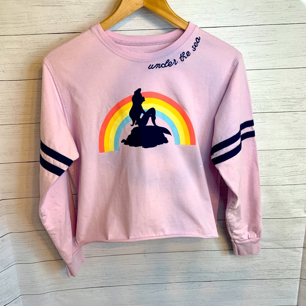 Purple Little Mermaid Long Sleeve T-Shirt